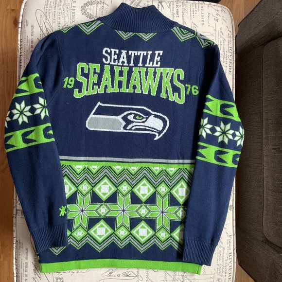 Seahawks Cardigan Sweater - Picture 2 of 6